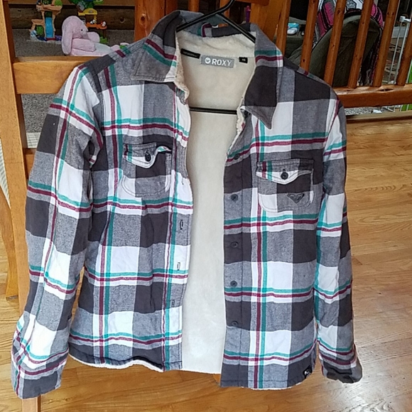 Roxy Tops - Roxy plush flannel